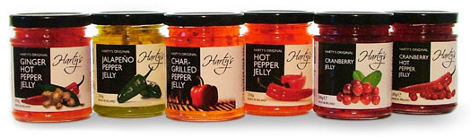 Harty's Foods Jelly Jars Product Shhot